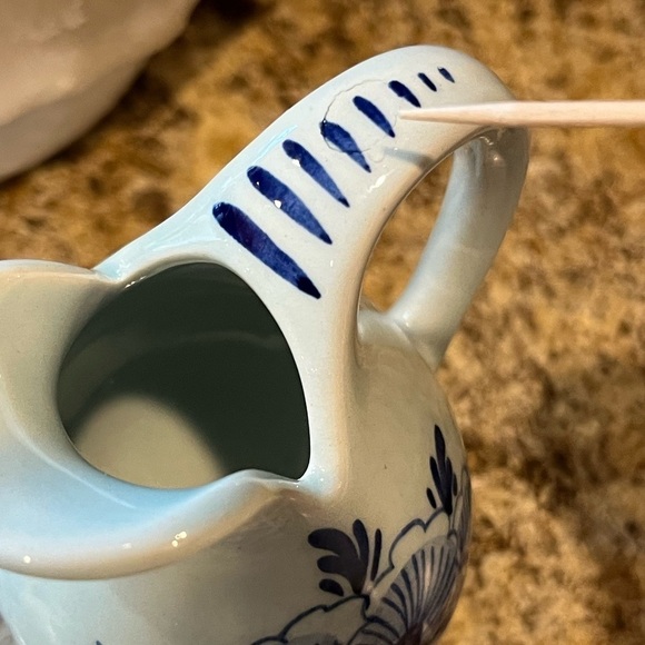 Delft | Accents | Mini Blue Delft Pitcher Vase Made In Holland Hand ...